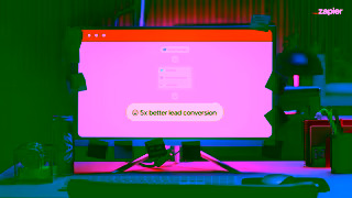 Zapier Zapier automates Marketing and Sales data 24Q3 Brand Prospecting Marketing Sales 15s 16x9 YT Ads Ad Commercial Brand Imagery Photoshoot 1