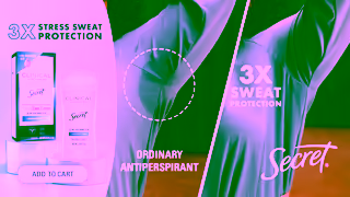 Secret Deodorant Secret Clinical Stress Bar Baddie third card ENG 15 OLV 16x9 PGSC4443000H Sep25 Ad Commercial Brand Imagery Photoshoot 1