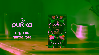 Pukka Herbs Pukka Herbs Night Time Berry Tea Unwind with Nature Ad Commercial Brand Imagery Photoshoot 0