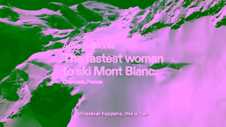 Rab Equipment The fastest woman to ski Mont Blanc Anna DeMonte 16 9 6 Sec 3 Ad Commercial Brand Imagery Photoshoot 2