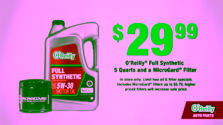 O'Reilly Auto Parts OReilly Synthetic Oil Change Bundle 2999 V1 OReilly Auto Parts Ad Commercial Brand Imagery Photoshoot 0