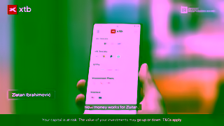 XTB At XTB money works for Zlatan not Zlatan for money Ad Commercial Brand Imagery Photoshoot 1