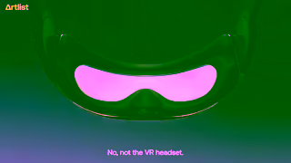 Artlist.io This isnt a VR headset ad Introducing Artlists AI voiceover built for video creators Ad Commercial Brand Imagery Photoshoot 0