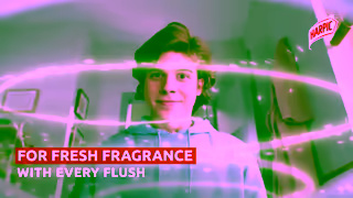 HARPIC NEW Harpic Hygienic Fresh Stickers Freshness UK Launch April 2024 Ad Commercial Brand Imagery Photoshoot 2