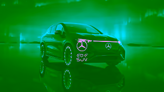 Mercedes The allelectric EQE SUV Ad Commercial Brand Imagery Photoshoot 2