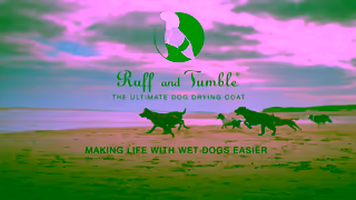 RUFF AND TUMBLE The Ultimate Dog Drying Coat Ad Commercial Brand Imagery Photoshoot 2