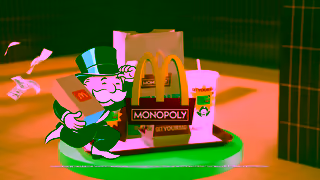 McDonalds Play to Win Monopoly at McDonalds Ad Commercial Brand Imagery Photoshoot 2