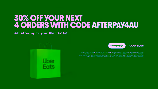 Afterpay Uber Eats Offer AU 1920x1080 Ad Commercial Brand Imagery Photoshoot 1