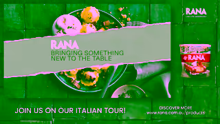 Giovanni Rana JOIN OUR ITALIAN TOUR AUSTRALIA Ad Commercial Brand Imagery Photoshoot 2