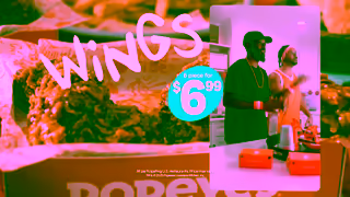 Popeyes Skip the stress and serve the crunch with Popeyes Wings Ad Commercial Brand Imagery Photoshoot 1