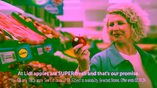 Lidl 50 off Apples with Lidl Plus Ad Commercial Brand Imagery Photoshoot 0
