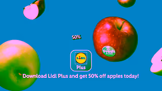 Lidl 50 off Apples with Lidl Plus Ad Commercial Brand Imagery Photoshoot 2