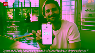 XTB Earn a boosted 65 AER Interest on your Stocks Shares ISA Ad Commercial Brand Imagery Photoshoot 2