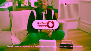 Vodafone One Touch Switch to Vodafone broadband Vodafone UK Ad Commercial Brand Imagery Photoshoot 2