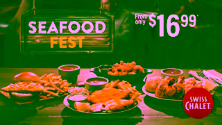 Swiss Chalet Seafood Fest is BACK Swiss Chalet Ad Commercial Brand Imagery Photoshoot 2