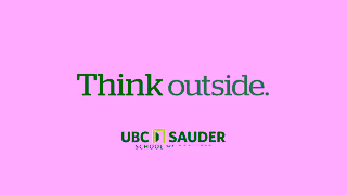UBC Sauder School Think Outside Ad Commercial Brand Imagery Photoshoot 2