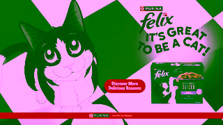 Purina Felix Robbie Its Great To Be A Cat Ad Commercial Brand Imagery Photoshoot 2