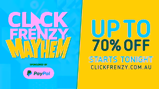 Click Frenzy Click Frenzy Mayhem 2024 STARTS TONIGHT Ad Commercial Brand Imagery Photoshoot 2