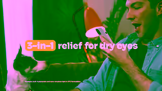 Bausch and Lomb Blink Triple Care Work play relief ad Ad Commercial Brand Imagery Photoshoot 2