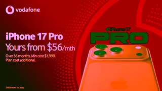 Vodafone The allnew iPhone 17 Pro is here get yours at Vodafone Ad Commercial Brand Imagery Photoshoot 1