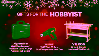 Harbor Freight Holiday Gift Guide 2024 Harbor Freight Ad Commercial Brand Imagery Photoshoot 2