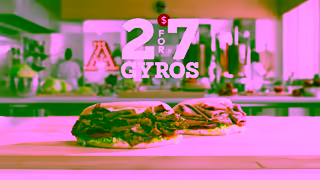 Arby's Arbys 2 for 7 Gyros CAP Cheer 2025 Ad Commercial Brand Imagery Photoshoot 0
