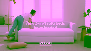 Ecosa Ecosa AU NEW Stowaway Sofa Bed Ad Commercial Brand Imagery Photoshoot 0