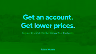 Tablet Hotels Get An Account Ad Commercial Brand Imagery Photoshoot 1