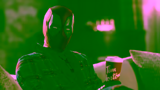 Tim Hortons Deadpool has a message for Tims Deadpool Wolverine Ad Commercial Brand Imagery Photoshoot 1