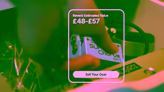 Reverb Turn Your Gear Into Cash on Reverb UK Ad Commercial Brand Imagery Photoshoot 0
