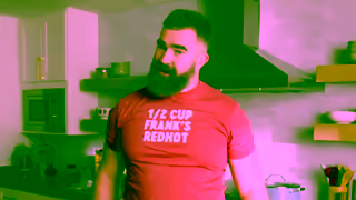 Frank's RedHot Buffalo Chicken Dip with Jason Kelce Ad Commercial Brand Imagery Photoshoot 1
