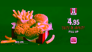KFC KFCs 495 Fill Up ft Hot Spicy Ad Commercial Brand Imagery Photoshoot 0