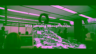 Tangerine Bank Tired of jumping through hoops just to get ahead Start banking with Tangerine Ad Commercial Brand Imagery Photoshoot 1