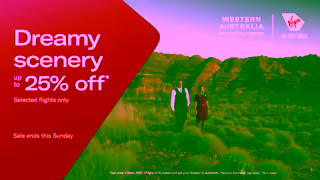 Virgin Australia Western Australia Sale Ad Commercial Brand Imagery Photoshoot 1