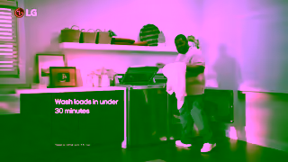 LG Electronics Oh Sheets Washer Ad Commercial Brand Imagery Photoshoot 1