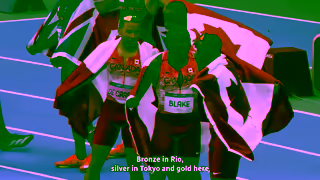 CBC Network Andre De Grasse makes history helping Canadian men to 4x100m relay gold paris2024 Ad Commercial Brand Imagery Photoshoot 2