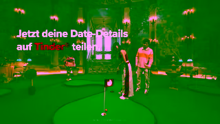 Tinder Minigolf Tinder Mein Date teilen Ad Commercial Brand Imagery Photoshoot 2