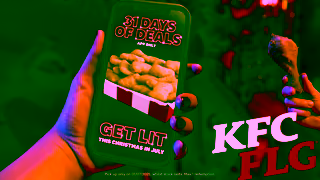 KFC KFCs Christmas in July 30 Nuggets for 10 Ad Commercial Brand Imagery Photoshoot 2