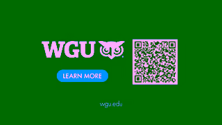 Western Governors University 25 2534484 VP FY26 Q1 UF WST BSSWE VP Priority Program 15sec 1920x1080 YouTube QR Final Ad Commercial Brand Imagery Photoshoot 2