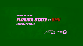 ESPN ACCN Primetime Football Florida State at SMU Ad Commercial Brand Imagery Photoshoot 2