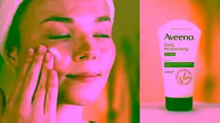 Aveeno Aveeno Daily Moisturizing Face Cream Strengthens Skins Barrier Ad Commercial Brand Imagery Photoshoot 0