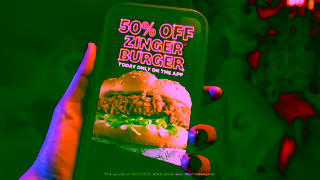 KFC KFCs Christmas in July 50 off Zinger Burger Ad Commercial Brand Imagery Photoshoot 0