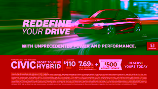 Honda Introducing the New 2025 Honda Civic Hybrid Ad Commercial Brand Imagery Photoshoot 2
