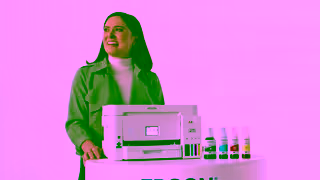 Epson CartridgeFree Printer Shaq Epson EcoTank Ad Commercial Brand Imagery Photoshoot 2