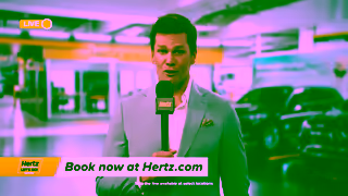Hertz Sideline Reporter Hertz Lets Go Show GPR Book Now 15 169 Ad Commercial Brand Imagery Photoshoot 1