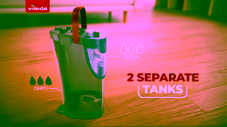 Vileda Vileda H2prO Flat Mop The Smarter Way to Clean with 100 Clean Water Ad Commercial Brand Imagery Photoshoot 1