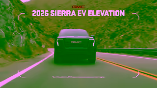 GMC 2026 GMC Sierra EV Elevation Range and Infotainment GMC Ad Commercial Brand Imagery Photoshoot 0