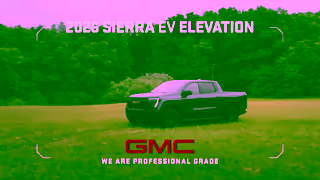 GMC 2026 GMC Sierra EV Elevation Range and Infotainment GMC Ad Commercial Brand Imagery Photoshoot 2