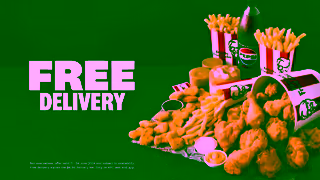KFC KFCs Free Delivery on Shared Meals Ad Commercial Brand Imagery Photoshoot 0