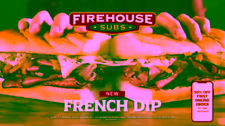 Firehouse Subs The NEW French Dip at Firehouse Subs is Firefighter Approved Ad Commercial Brand Imagery Photoshoot 2